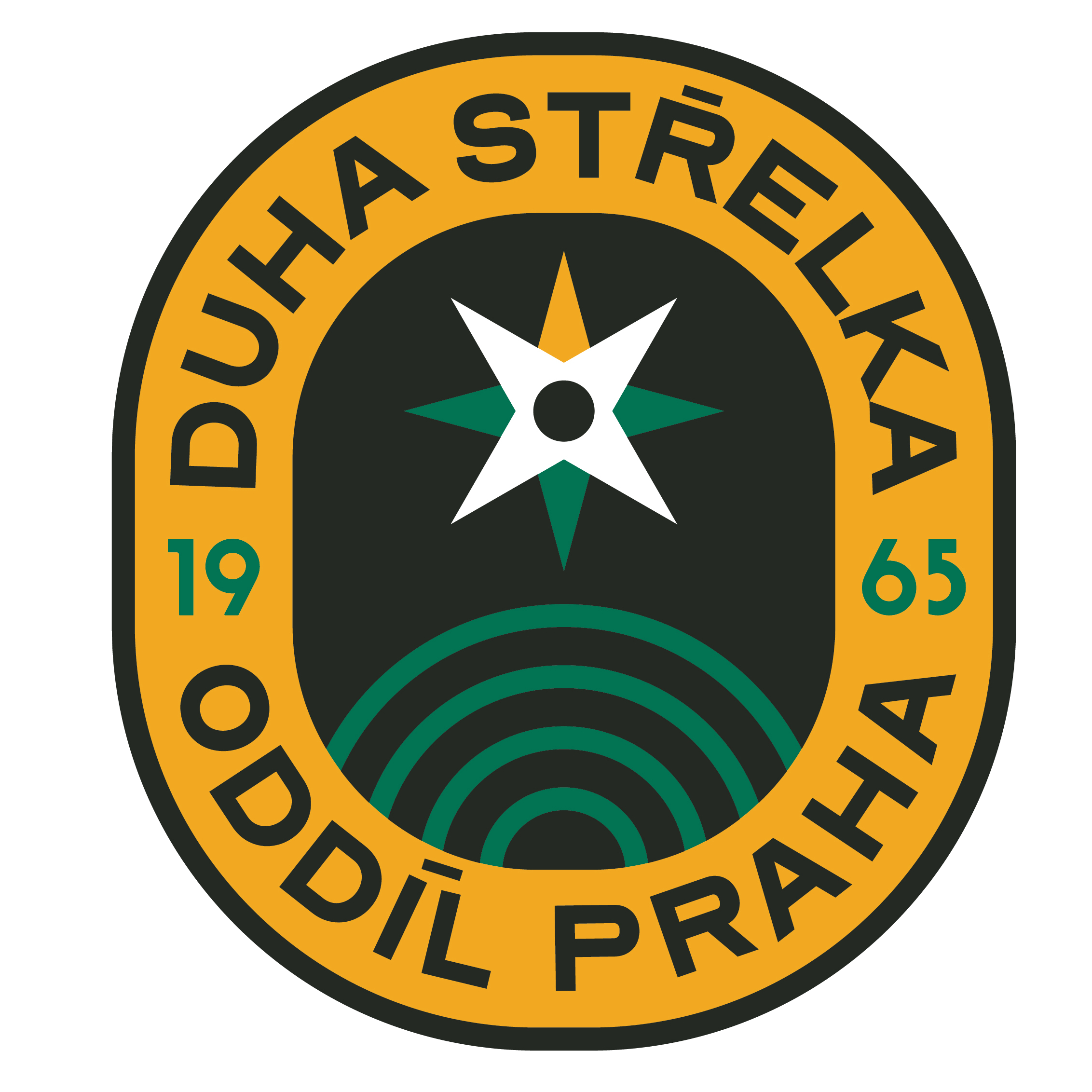 Znak oddílu Duha Střelka